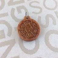 RAJA KAYU Ommanipadmehum 4 sizes 16 20 24 28mm Emperor Wood Six-Character Mantra Six-Character Mantr