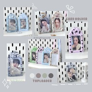 [blingsworld] idol card holder with rounded corners, cute kpop idol card holder