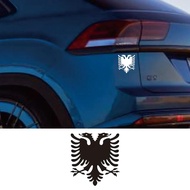 Vinyl Decal Albanian Double Headed Eagle Car Sticker Waterproof Auto Decors on Truck Bumper Rear Win