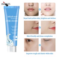 Salicylic Acid Ice Cream Facial Mask Acne Removing, Moisturizing, Smearing Sleep Facial Mask Blackhead Cleaning Mud Film Skin Care Makeup