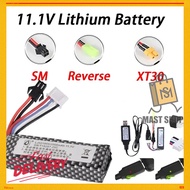 READY STOCK💥11.1V/7.4V Rc Rechargeable Battery Accessory Lithium Battery(SM-2P+XH-3P) For Electric T