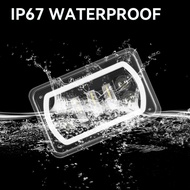 4x6 Inch Square LED Headlight H4 Led Headlamp Hi/Low Beam Turn Signal for Jeep Wrangler Honda H4651 