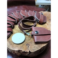 Carrom Striker Leather Case / Sarung Striker Carrom Kulit Lembu Asli