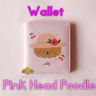 Kellys and Co WALLET - PINK HAT POODLE / Kellysandco