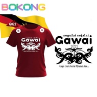 Gawai Dress / T-Shirt Gawai / All The Years Gawai 2025 GAVE Teacher Auss Outlet ... ~ Maroon
