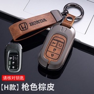 Honda HRV 2022 Civic Fe Key Cover Zinc Alloy Car Key Case Civic Fe 2022 Honda Car Key Holder Keychai