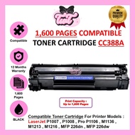 Compatible CC388A CC 388A 388A 88A 88 Toner Cartridge HP LaserJet P1007 P1008 Pro P1106 M1136 M1213 