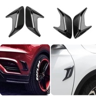 2PCS CAR UNIVERSAL DIY BONET SCOOP FENDER REAR BUMBER DIFFUSER GLOSS BLACK CARBON MYVI BEZZA AXIA SA