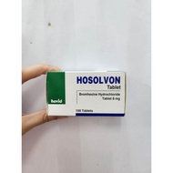 HOVID HOSOLVON 8MG 10X10TABLET (BROMEXINE 8MG)