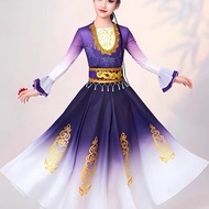 Dance Costume for Kids - Xinjiang Style Ethnic Performance Wear
