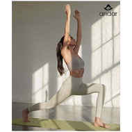 [ANDAR] Airywin Signature Leggings (White/Dawson Pink)Women Clothes korea style Work out clothes And