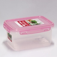 D Pack rectangular plastic box - Lock 4 DL-8d (Tall box) - Pink