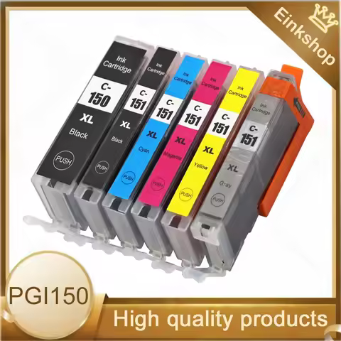 PGI150 CLI151 Compatible Ink Cartridge PGI 150 CLI 151 For Canon PIXMA MG7510 IP7210 IP8710 MX721 Ix