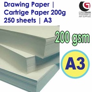 Drawing Paper | Cartrige Paper 200 gsm A3 | 250 sheets