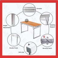 Meja Lipat Koper Portable / Meja Lipat Portable Outdoor Kaki Kotak
