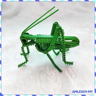 [AmlesoaeMY] Grasshopper Figurine,Grasshopper Statue,Locust Sculpture Locust Figurine Artwork