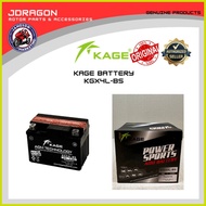 ┏ ❦ ✯ ➷ KAGE MOTORCYCLE BATTERY (KGX4L-BS)