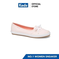 KEDS WF62063 TEACUP SEASONAL SOLIDS LIGHT PINK Women's sneakers slip-on fabric pink strong