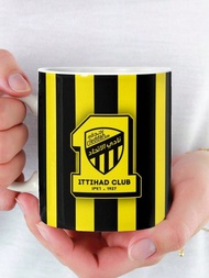 Phone Plante Al Ittihad Club Mug, A Ceramic Mug For Tea And Coffee With A Handle 11Oz Back To School