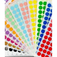 A4 Round Label Sticker 16mm Essential Oil Color Dot Writable Printing Self-Adhesive Jingxin Soap Mak