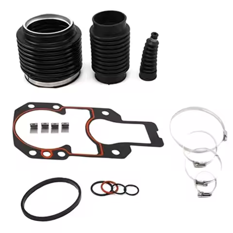 18654A1 74639A2 Exhaust Shift Cable Bellows Kit For Mercruiser Alpha One Gen 2 Drives W/ Gasket 8164
