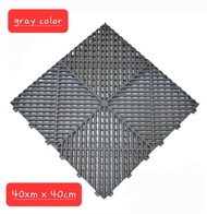 10pcs 40cm x 40 cm Garage Tiles Anti Slip Oil Resistant Garage Tiles PVC Floor Tiles Sport Tiles