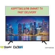 Philips Ultra Slim Full HD LED 43inch Smart TV with SAPHI OS 43PFT5813 (Netflix / Youtube Installed)