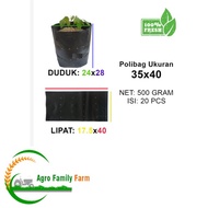 Polybag size 35 x 40 retail