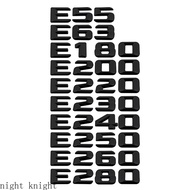 Night knight Modified Digital Alphabet Black and Silver E55 E63 E200 E220 E230 E240 E250 E260 E180 M