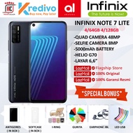INFINIX NOTE 7 LITE 4/64GB 4/128GB GARANSI RESMI ORIGINAL BONUS