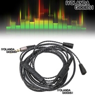 IYOLANDAGOODS1 Braided Wire, with Volume Control and Mic Function 130cm / 51.2in Headphone Audio Cor