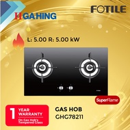 Fotile GHG78211 Triple Ring Burners Gas Hob/2 Burners 5.0Kw hob /Dapur Gas/Fujioh/ Fotile/Foster/gahing