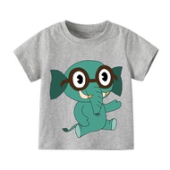 Girls' T-shirt, soft and airy, with cute print AT744