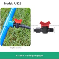 Stop Faucet Hose Drip Tape 16 mm Connector Connection Thread 1/ 2 inch to Hose 16mm