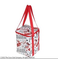 [現貨]🇯🇵日本直送 可口可樂大容量保冷袋保溫袋野餐袋露營旅行專用午餐袋環保袋隨行袋收納袋手提袋側孭袋側揹袋白色 14L 12" 30cm Coca Cola Camping Picnic Bag I
