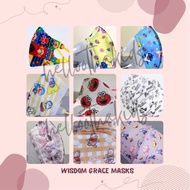 [SG STOCKS] Wisdom Grace Disposable Children Kids Baby Toddler Masks Pink Fong Baby Shark Disney Kitty Stella Lou 3D 99%