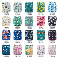ALVA Baby Cloth Diapers Washable Reusable Real Cloth Pocket Nappy Diaper Only【No Insert】For 3-15kg/6