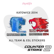 Counter Strike 2 (CS2) | Katowice 2014 All Team ESL Titan IBP Glitter Holo Waterproof Sticker