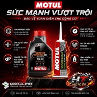 Combo Motul Scooter Power LE 4T 5W40 0.8L Scooter Oil and SCOOTER GEAR PLUS 80W90 120ML Scooter Gear