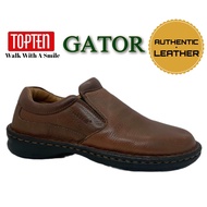 GATOR ORIGINAL(100% LEATHER) COWHIDE SLIP-ONS MEN FORMAL SHOES G9132