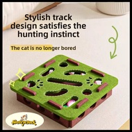 【Best Sales】Cat Maze Toy|Scratch Wear & Chew Resistant|Pet Self Amusement Gadget Box with Bell QQQQ