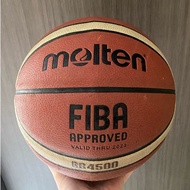 PRELOVED MOLTEN BASKETBALL + PUMP BASKETBALL BG4500 Original/SIZE 6/7 BASKETBALL SPORTS BASKETBALL B