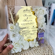 Gubahan Frame 3D Mas Kahwin Mahar- PLAT Hantaran Mas Kahwin Ijab Qabul