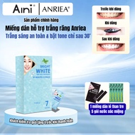 ANRIEA upgraded version of mint teeth whitening strips - convenient teeth whitening solution right a
