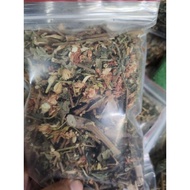 Package of 9 bath spikes to relieve bad luck combined with flowers to bring good luck