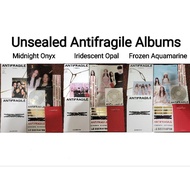 LE SSERAFIM Antifragile Unsealed Album Sakura Yunjin Chaewon Kazuha Eunchae midnight onyx iridescent