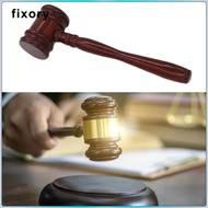 [fixory] Wooden Gavel Halloween Gavel Prop Birthday Gift Role Play Judge Costume Accessory Auction G