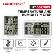 HABOTEST HT682/683 Temperature Humidity Meter Indoor Reminder Made of Environmentally Friendly ABS M