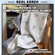 [Warmgrey Tail] BUNNY BUNNY COTTON MODAL BLANKET
