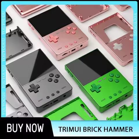 Trimui Brick Hammer Handheld Game Console Cnc Metal Open Source 3.2 Inch 1024x768 400ppi Game Player